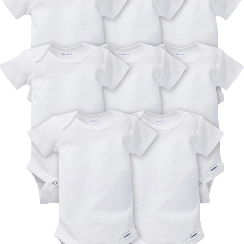 Gerber Baby Boys & Girls 8-Pack Short Sleeve Onesies Bodysuits