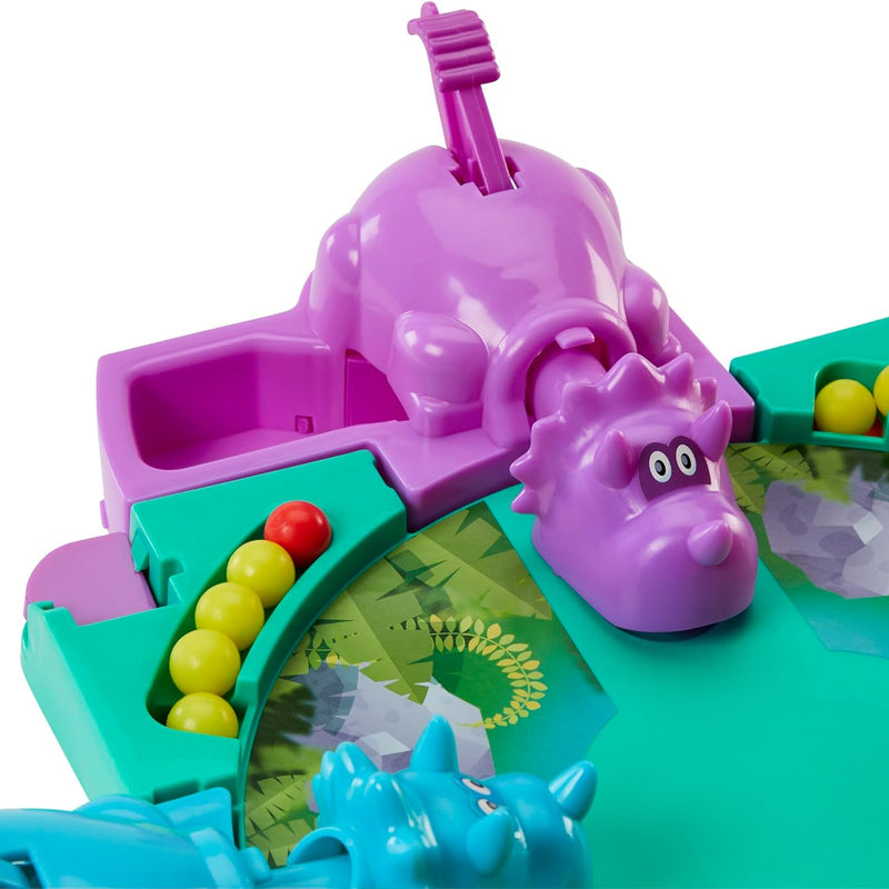 Hasbro Hungry Hungry Hippos Dino Edition Board Game for kids aged 4 and up, 2-4 players