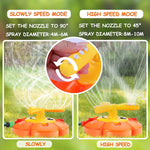 Water Sprinkler for Kids Toddlers Sprinklers with Roating Spray Nozzles Attaches Garden Water Hose Outdoor Play Outside Toys 3-4 Summer Backyard Lawn Game Yard Water Toy for Kids 3-5 4-8 Boy Girl