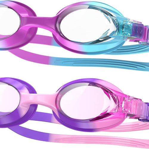 findway Kids Swim Goggles, Kids Swimming Goggles Anti-fog No Leaking Girls Boys for Age 3-12