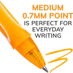 BIC Gelocity Quick Dry Ocean Themed Gel Pens, Medium Point (0.7mm), 8-Count Gel Pen Set, Colored Gel Pens for Note Taking and Journaling