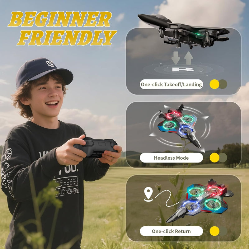 4DRC RC Planes Remote Control Airplanes for Kids and Adults, Easy to Fly with 360° Flip and Altitude Hold