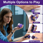 BUSOHA Silicone Fidget Balls - 4 Pack Fidget Toys Adults Sensory Toys Stress Balls for Adults Teens Gifts for Calming,Autism and ADHD Office