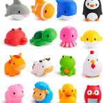 Munchkin Baby Bath Toy Squirts, 8-Pack of Ocean-Themed Water Squirters for Babies & Toddlers