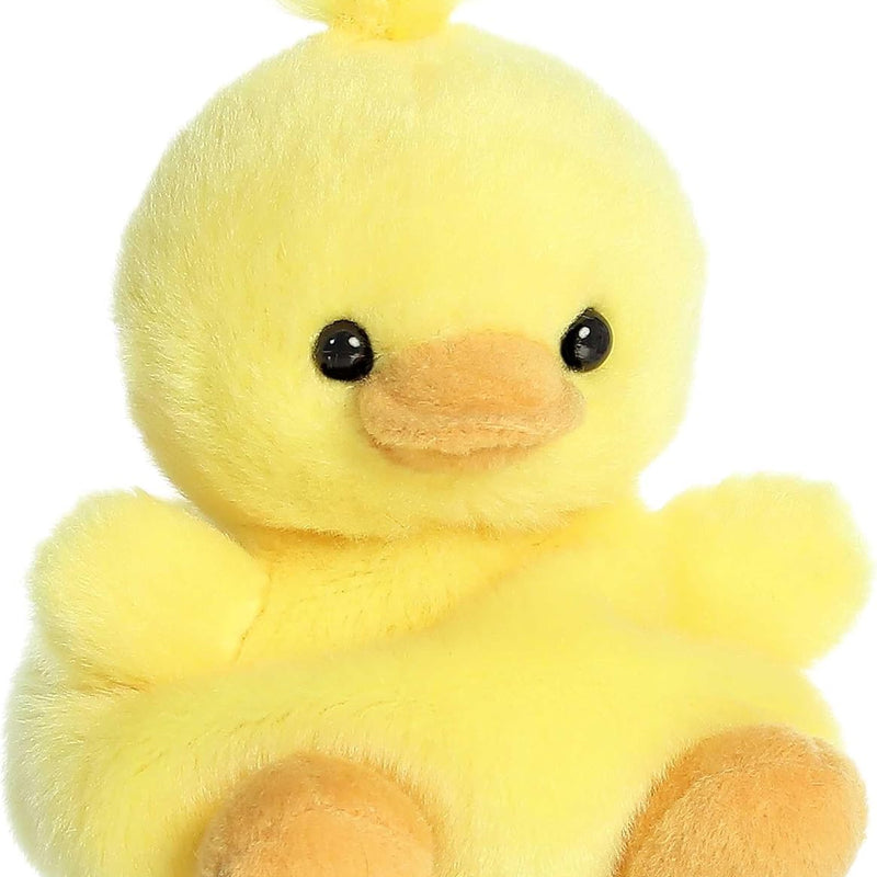 Aurora® Adorable Palm Pals™ Darling Duck Stuffed Animal - Fun Collectible Plush for Kids and Adult Collectors - Perfect for Decorating Rooms and Birthday Gifts - Yellow 5 Inches