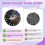 Brainy Knots Rope Untangling Game, 10Pcs Twisted Rope Puzzle Game,Strategy Untangling Challenge Puzzle, String Solution Central Lacing Travel Toys for Adults Kids(Black)