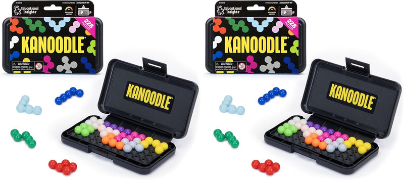 Educational Insights Kanoodle 3D Brain Teaser Puzzles for Kids and Adults with 228 Challenges