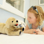 LotFancy Dog Stuffed Animals Plush, 21" Soft Cuddly Golden Retriever Plush Toys, Large Stuffed Dog, Puppy Dog Stuffed Animals, Easter Birthday Gift for Kids Girls Boys