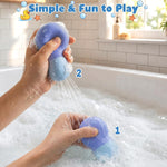 Sizobi Baby Bath Toys, Pool Water Toys Toddler Bath Toys for Kids Ages 1-3 | 1 Year Old Boy Girl Sensory Squeezing Water Bathtub Toys, Baby 6-12-18 Months Bathtub Outdoor Water Table Toy,Birthday Gifts