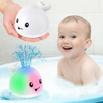 Gigilli Rechargeable Light-Up Whale Bath Toy: Fun Water Sprinkler for Toddlers 1-3 Years