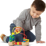 Melissa & Doug Wooden Bead Maze: Montessori-Inspired Sensory Toy for Babies and Toddlers