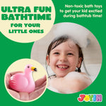 JOYIN 12 PCS Light Up Bath Toys, Toddler Flashing Colourful LED Bathtub Mermaid Toy, Baby Bathtime Floating Rubber Shower Gifts for Infant Kids Girls Valentines Easter Basket Stuffers Pool Party Favor