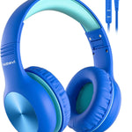 Nabevi Kids Headphones with Cord, Over-Ear Headphones for Kids with Microphone, 85/94dB Volume Limit, Headset for Kid Boys Girls with Shareport, Wired Toddler Headphone for School/Tablet/iPad/Travel