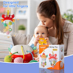 Car Seat Toy, Stroller Toy with a Convenient Clip | Carseat Toys Hanging Baby Accessories,Built-In Bell, Rattle,Mirror for infant,Babies Gift 0-3-6-12 months Boy Girl