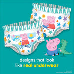 Pampers Easy Ups Training Underwear Peppa Pig Size 5 3T-4T, 124 Count (Packaging May Vary)