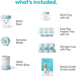 NutriBullet NBY-50100 Baby Complete Food-Making System, 32-Oz, White, Blue, Clear
