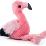 The Petting Zoo Flamingo Stuffed Animal Plushie, Gifts for Kids, Wild Onez Babiez Zoo Animals, Flamingo Plush Toy 6 inches