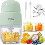 Baby Food Maker for Baby Puree Foods Fruit Vegetable Meat | 10oz Baby Food Blender,10-Second Quick Soft Food Prep for Baby,Food Processor for Fruit,Vegetable,Meat,Easy to Clean