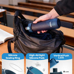 Opard Zip 20oz Plastic Water Bottle Dishwasher Safe, Leakproof Flip-Top Lid, BPA Free Tritan, Wide Mouth Reusable Kids Water Bottle for School Hiking Commuting Outdoor Travel and Gym
