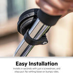 Schwinn Classic Bike Bell, Black Finish, Easy Installation, Loud Ringing Sound