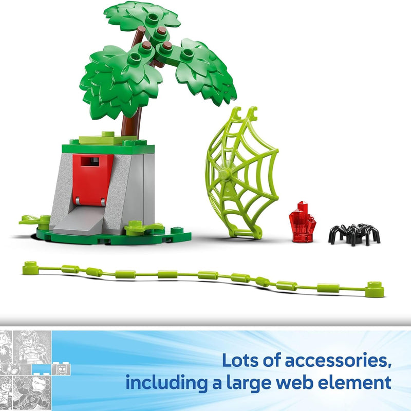LEGO Marvel Team Spidey Web Spinner Headquarters Building Toy - Spidey Toys Playset