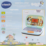 VTech Bluey Game Time Laptop: 10 Interactive Games Featuring Beloved Characters