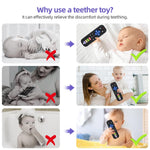 Chuya Baby Teether Toy, Food-Grade Silicone, 3-24 Months, TV Remote Control Shape, Teething Relief for Infants
