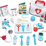 Melissa & Doug 25-Piece Toddler Doctor Play Set for imaginative medical play with preschool toys for girls and boys ages 3+