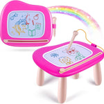 smasiagon magnetic drawing board for kids toddler toys 1-2 year old girl portable doodle pad