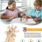 Poraxy STEM Kit for Kids Age 8-10, 6 in 1 Science Kit with Wooden 3D Puzzles and Toys