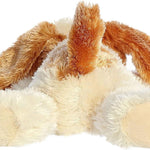 Aurora® Adorable Mini Flopsie™ Scruff™ Stuffed Animal - Mini Companions Ready for Playful Adventures - for Kids All Ages, Toddlers, Adults, and Families - Brown 8 Inches