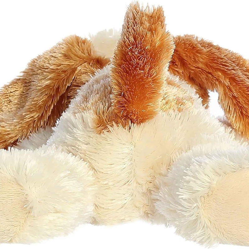 Aurora® Adorable Mini Flopsie™ Scruff™ Stuffed Animal - Mini Companions Ready for Playful Adventures - for Kids All Ages, Toddlers, Adults, and Families - Brown 8 Inches