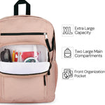 JanSport Laptop Backpack - Computer Bag with 2 Compartments, Ergonomic Shoulder Straps, 15” Laptop Sleeve, Haul Handle - Black