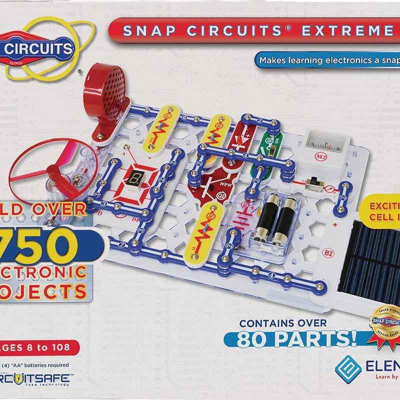 Snap Circuits Jr. SC-100 Electronics Exploration Kit, 100+ Projects, STEM Toy for Kids 8+