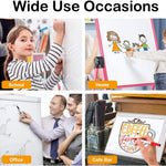 Shuttle Art Magnetic Whiteboard Markers, 20 Pieces Fine Tip and Eraser, Dry Erase Whiteboard Markers, for Writing on Whiteboards, Weekly Planner, Glass for School Office Home