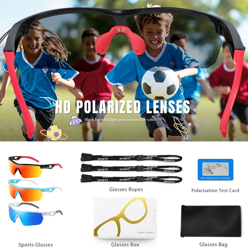 Oakley Youth Sunglasses for Boys Girls 3-12 Polarized UV Protection Sports Goggles