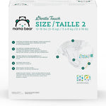 Amazon Brand - Mama Bear Gentle Touch Baby Diapers, Size 2, 184 Count (4 packs of 46), Leak Protection, Wetness Indicator, Formulated Without Fragrance