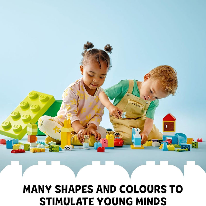 LEGO DUPLO Classic Deluxe Brick Box Building Blocks - Learning & Educational Toys for Toddlers, Preschool, Ages 1.5+ Years - Gift for Birthdays - Develop Fine Motor Skills - 10914