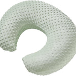 Nursing Pillow and Body Positioner with Premium Slipcover | for Breastfeeding for Baby Boys and Girls, Feeding Pillow with Breathable Comfortable Pillowcase (Green)