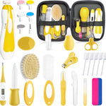 Baby Healthcare and Grooming Kit for Newborn Kids, 24PCS Upgraded Safety Baby Care Kit, Newborn Nursery Health Care Set, Baby Care Product (Grey White)