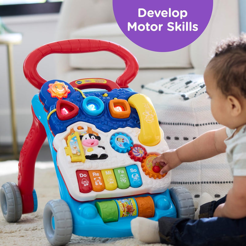 VTech Sit-to-Stand Learning Walker (Frustration Free Packaging), Blue