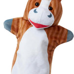 Melissa & Doug Barn Buddies Soft Farm Animal Hand Puppets - Set of 6 Cuddly Characters for Imaginative Play, Storytelling, and Skill Development for Ages 2-6.