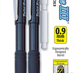 Pentel Twist-Erase III Mechanical Pencil, (0.9mm), Assorted Barrel Colors with 2 Eraser Refills, Pack of 2 (QE519BP2-K6)