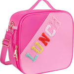 Nsrzua Lunch Bag Kids-Kids Insulated Lunch Bag with Adjustable Strap - Reusable Leakproof Lunch Box for Girls, Preppy School Lunch Tote for Travel, Picnic,School & Winter Camp