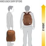 Carhartt 25L Classic Laptop Backpack, Durable Water-Resistant Pack W/ 16" Laptop Sleeve and Multiple Organizational Compartments, Black