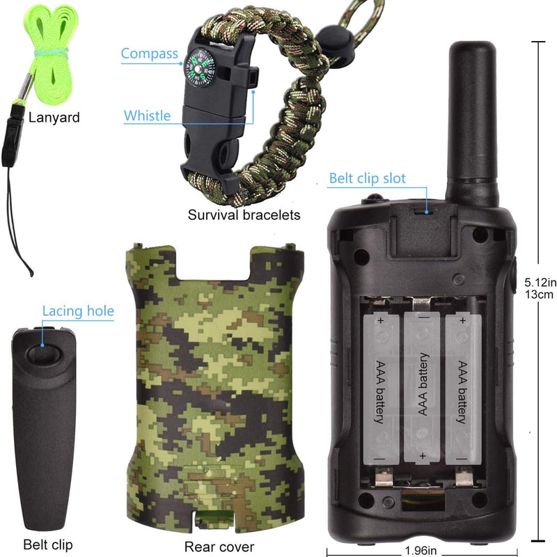 Aikmi Walkie Talkies for Kids - 22 Channels, 3-Mile Range, Durable Design for Ages 5-12