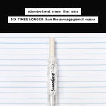 SAKURA 50280 SumoGrip 0.9-mm Pencil with Eraser, Clear