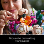 LEGO Artificial Flower Bouquet Building Set, Ages 18+, Small Fake Flowers for Home Decoration, Gift for Birthdays, 10280