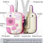 Unicorn Walkie Talkies Toys for Girls Ages 3-10, Compact & Easy to Use with Clear Sound
