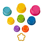The First Years Stack & Count Stacking Cups: Colorful Baby Bath Toys for Learning and Fun